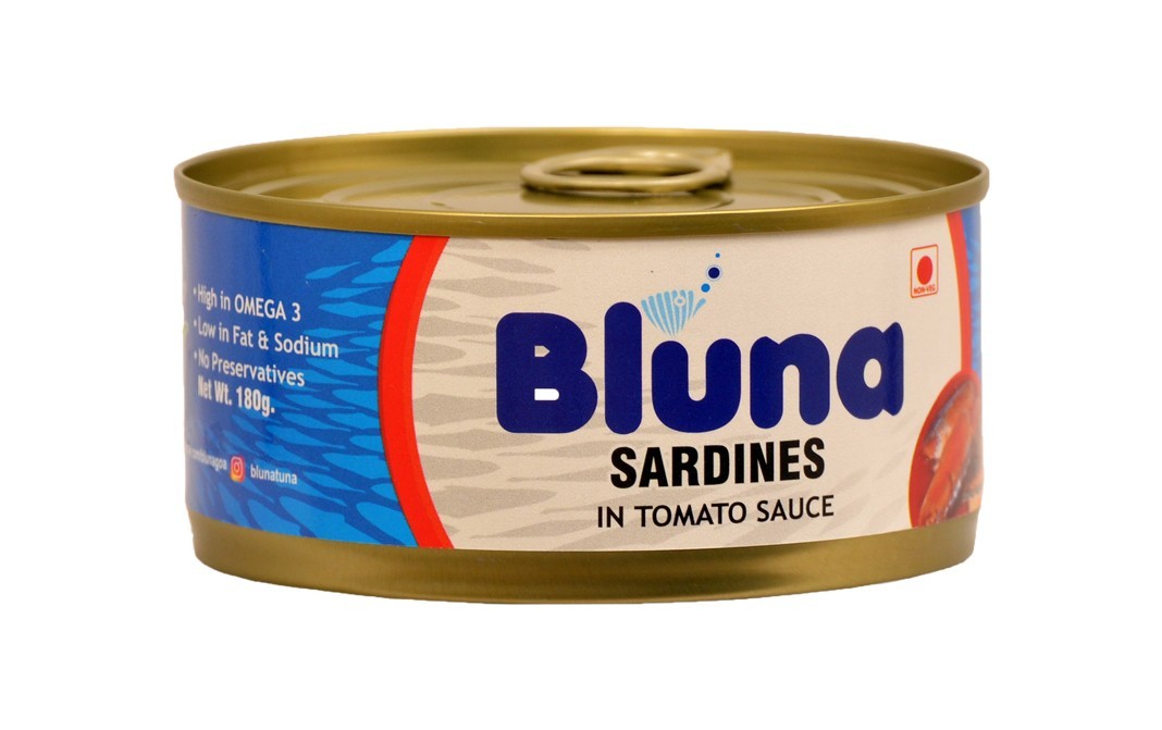 Bluna Sardines In Tomato Sauce    Tin  180 grams